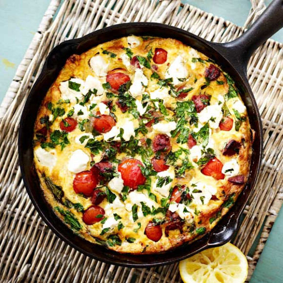 Easy chorizo omelette recipe