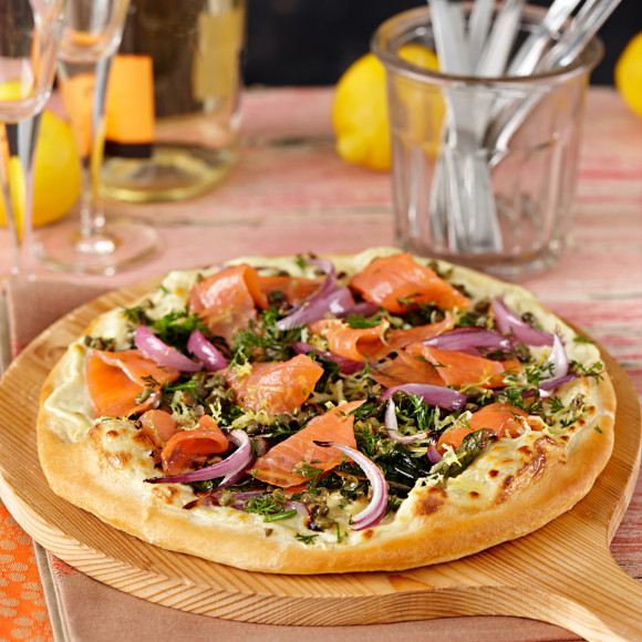 Smoked Salmon Pizza
