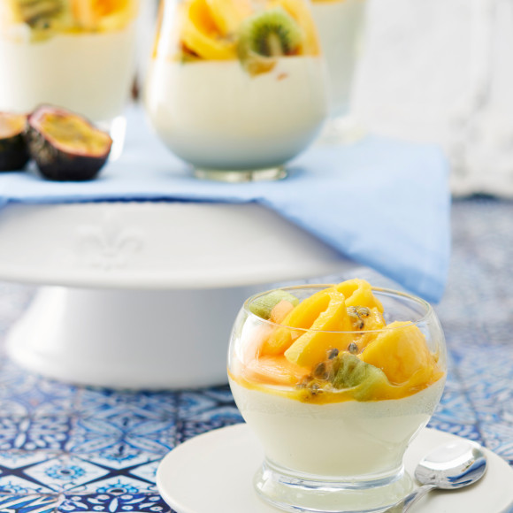 White Chocolate and Coconut Mousse