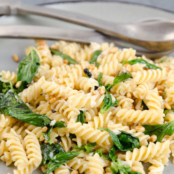 Fusilli with Deconstructed Pesto