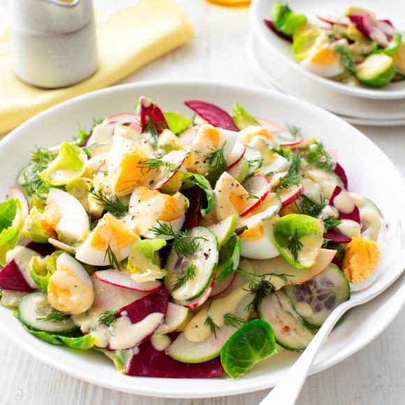 High Protein Rainbow Egg Salad