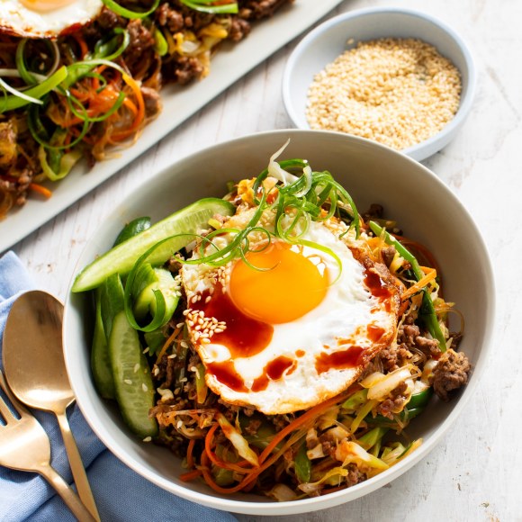 Korean Sesame Beef Noodles