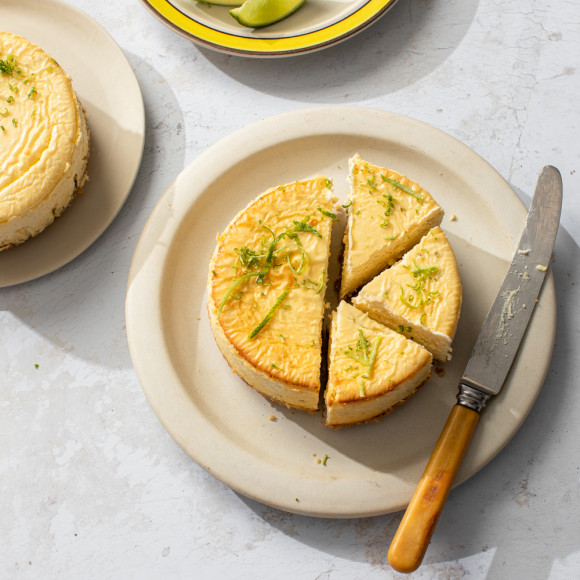 Sugar Free Baked Lime Cheesecake