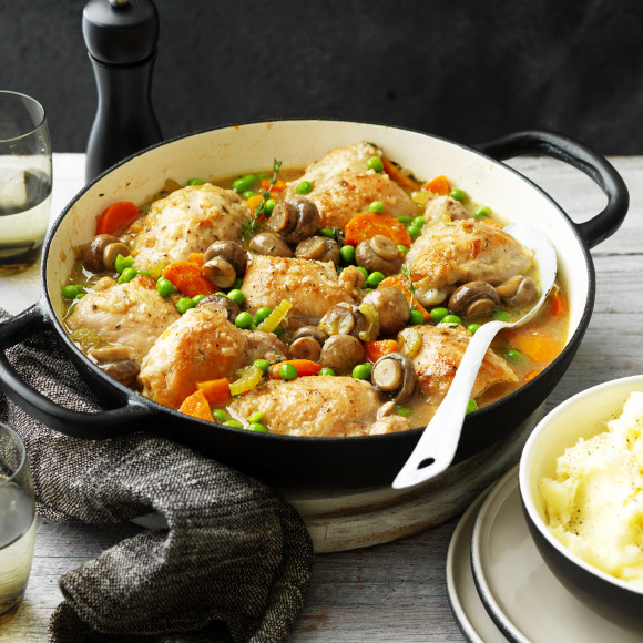 One-Pot Chicken and Mushroom Casserole Recipe  myfoodbook 