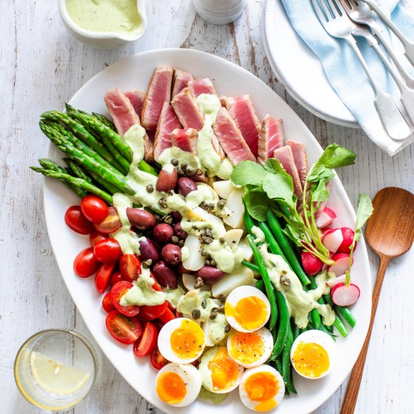 Niçoise Salad Platter for parties and Christmas