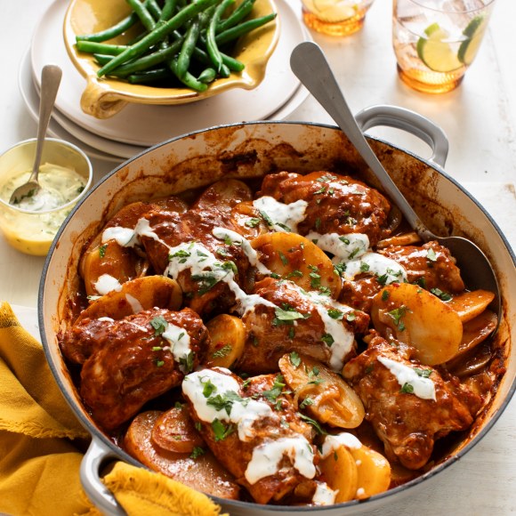 One Pan Chicken and Potato Vindaloo