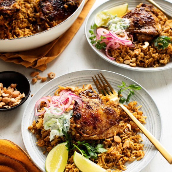 One Pan Korma Chicken and Rice