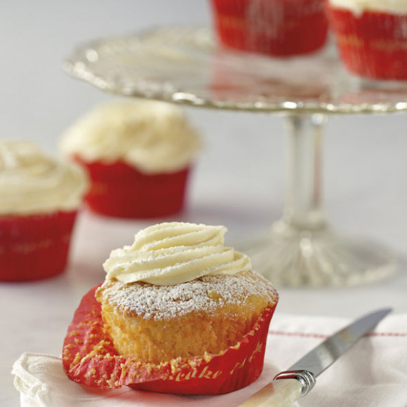 Perfect Cup Cakes with Fluffy Vanilla Icing Recipe ...