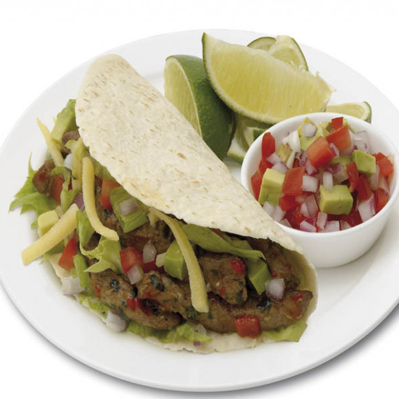 Beef Soft Tacos with Chilli & Coriander