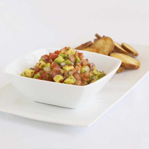 Avocado, Tomato and Basil Salsa