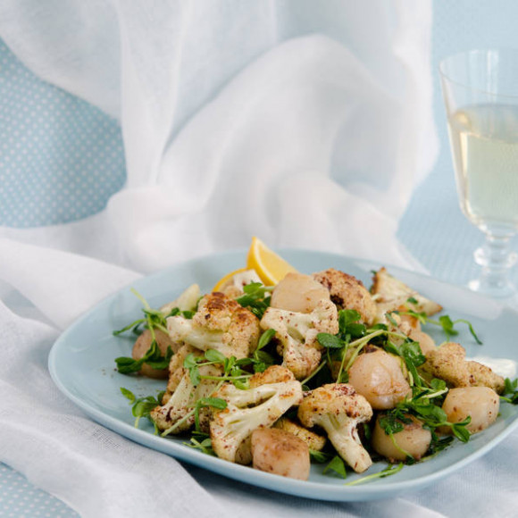 Seared Scallop and Cauliflower Salad