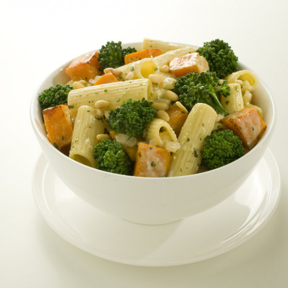 Basil, Broccoli and Pumpkin Pasta