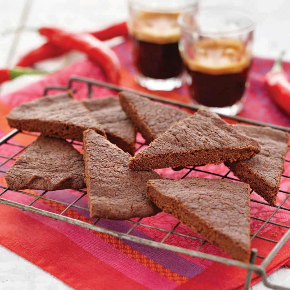 Cinnamon Chilli Chocolate Shortbread