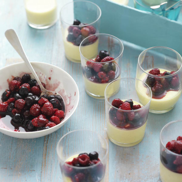 Mixed Berries With Panna Cotta Recipe Myfoodbook Make A Cookbook With Creative Gourmet Recipes