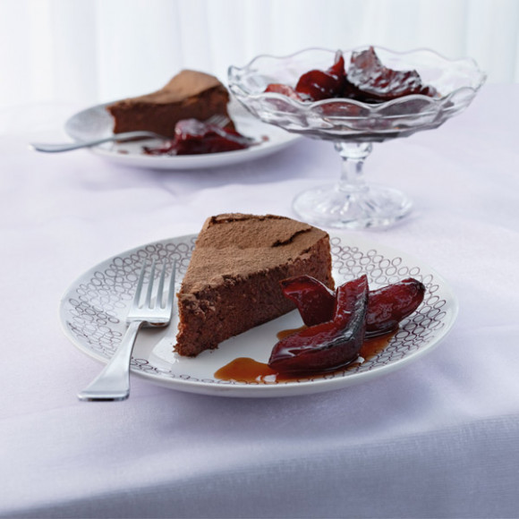 Flourless Chocolate Cardamom Cake