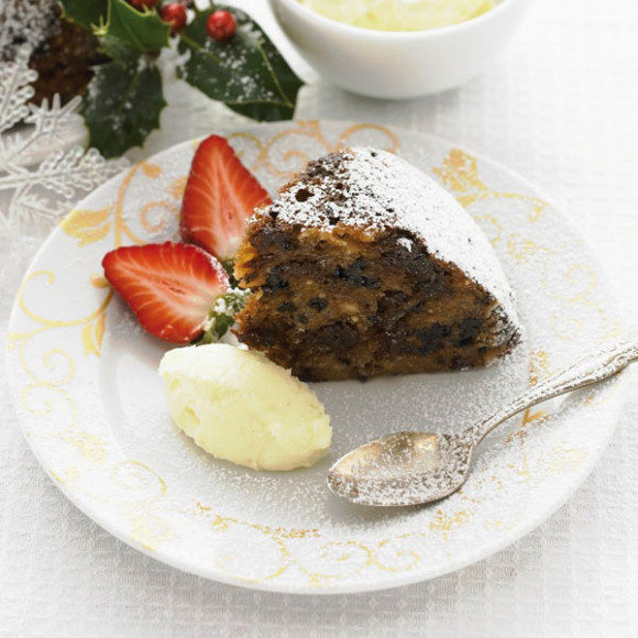 Toblerone Sago Plum Pudding