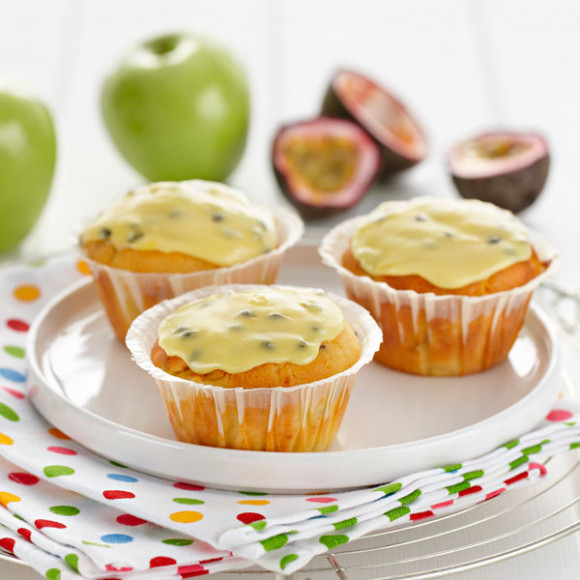 Apple Passionfruit Cakes