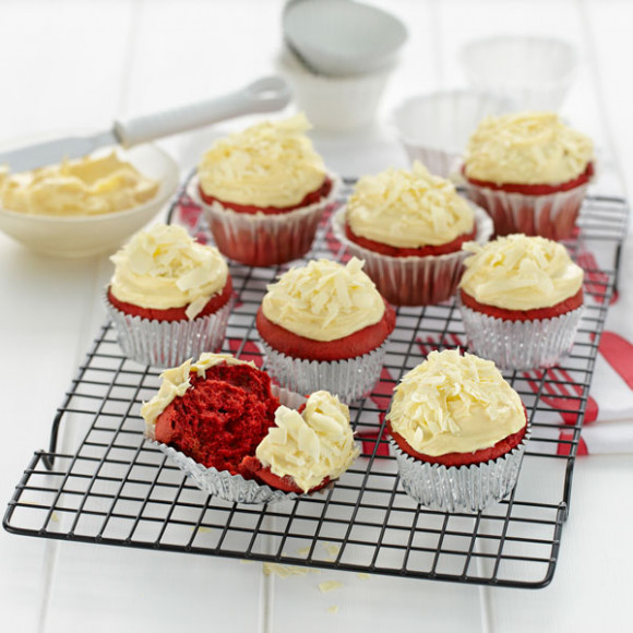 Red Velvet Muffins Recipe | myfoodbook | Make a cookbook with Everyday Delicious Kitchen recipes