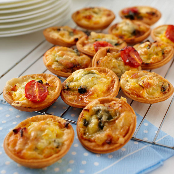 Bacon, Egg and Cheese Tartlets Party recipe ideas