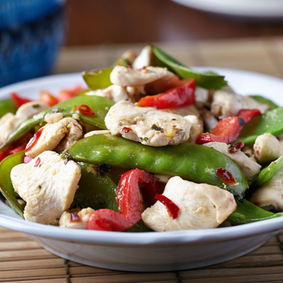 Chicken with Basil and Chilli