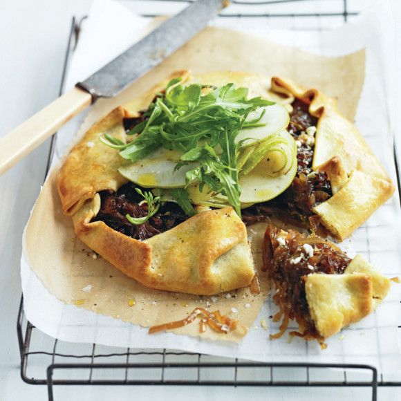Caramelized Onion and Pear Tart Recipe