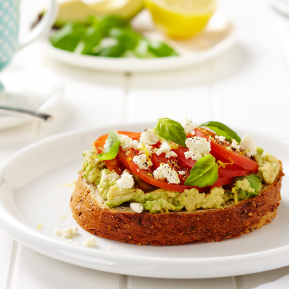 Avocado and Feta Toast breakfast recipe