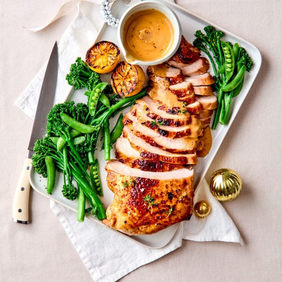Turkey Breast recipe with Lemon and Thyme Gravy