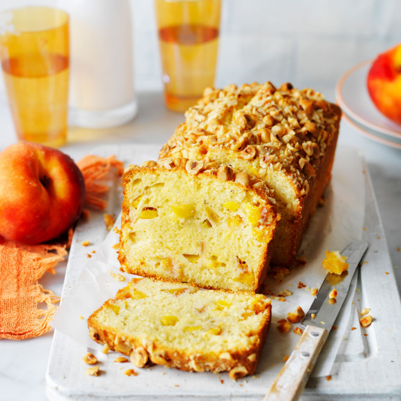 Peach loaf cake recipe  