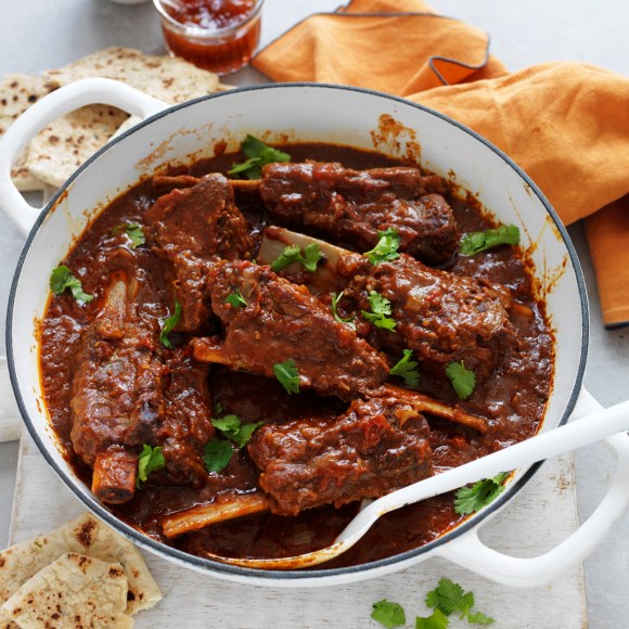 Slow Cooked Rogan Josh Beef Short Ribs