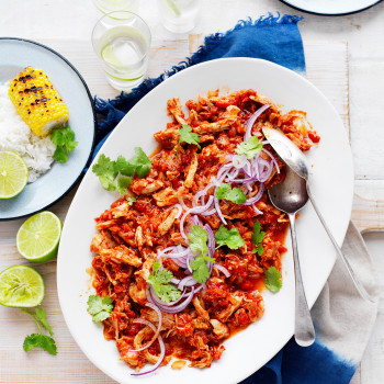 Slow Cooked Tomato Pulled Chicken recipe