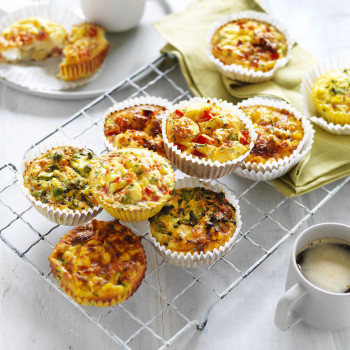 Individual Silverbeet Frittatas Recipe | myfoodbook