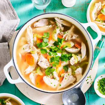 Homemade chicken soup recipe from scratch