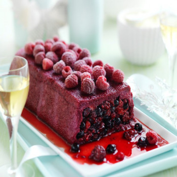 Summer Berry Pudding with Mascarpone Cream