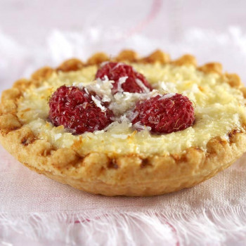 Raspberry & Coconut Cheesecake Tartlets