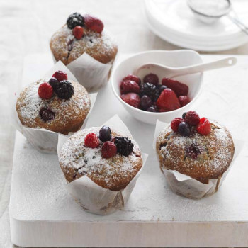 Organic Mixed Berry Buttermilk Muffins