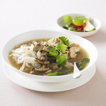 Mushroom, Chicken Noodle Soup recipe