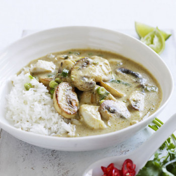 Thai Mushroom Fish Curry