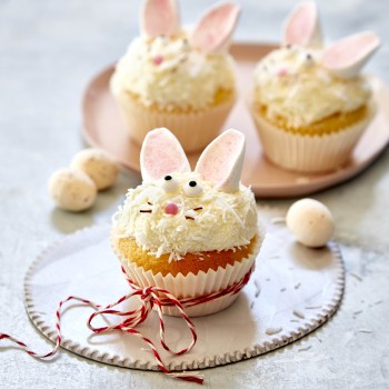 Cute and Easy Easter Bunny Cupcakes recipe