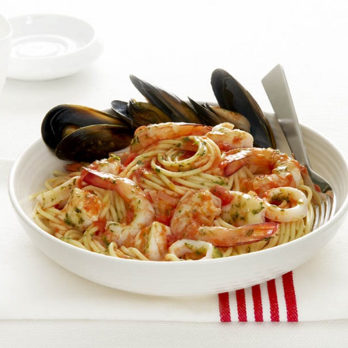 Spaghetti Marinara with Italian Herbs and Garlic Recipe myfoodbook