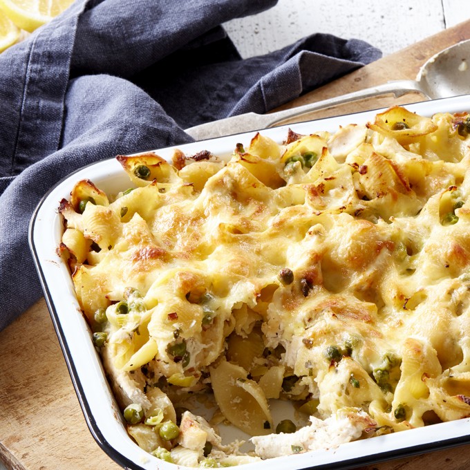 Chicken, Leek and Pea Pasta Bake Recipe | myfoodbook | Perfect Italiano  ricotta