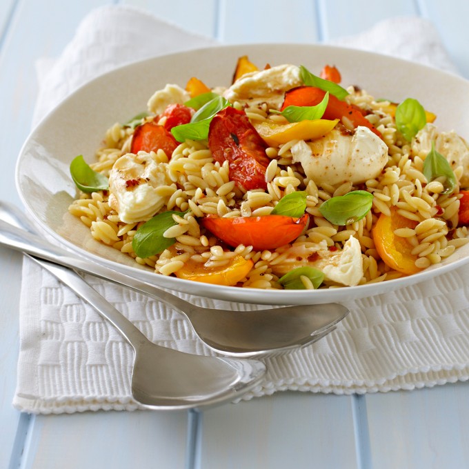 Risoni with Roast Vegetables and Bocconcini Recipe | myfoodbook | Kraft ...