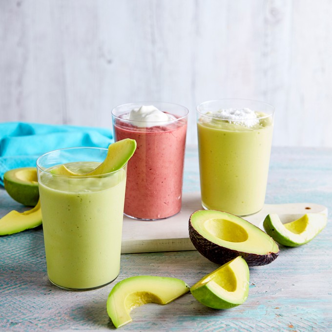 Three Avocado Smoothies Recipe | myfoodbook | Avocado Banana smoothie recipe