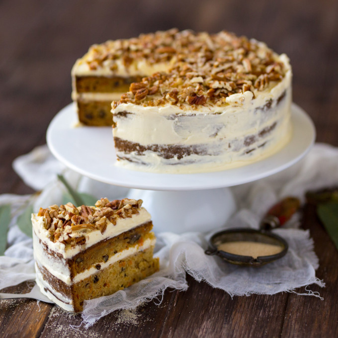 Sugarfree Carrot and Pecan Cake Recipe myfoodbook