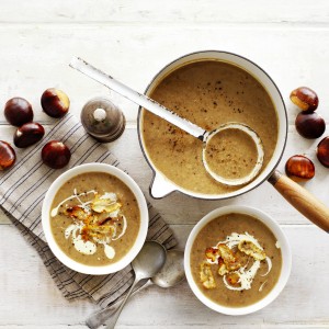 Hearty Chestnut and Mushroom Soup Recipe