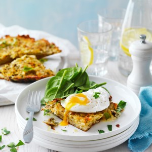 How to make Potato Rosti with poached eggs
