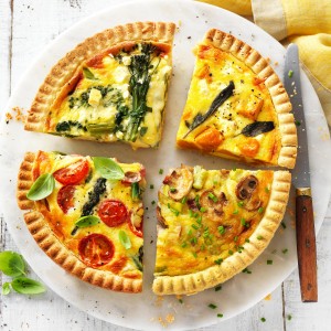 How to make quiche using leftovers