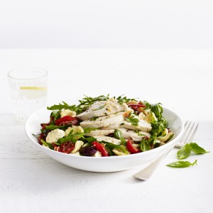 Mediterranean Chicken Breast Pasta Salad