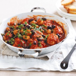 Chicken cacciatore recipe with chicken mince and mushrooms