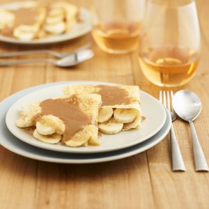 Gluten Free Crepes with Bananas recipe