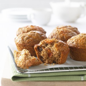 Quick Low Fat Persimmon Muffins